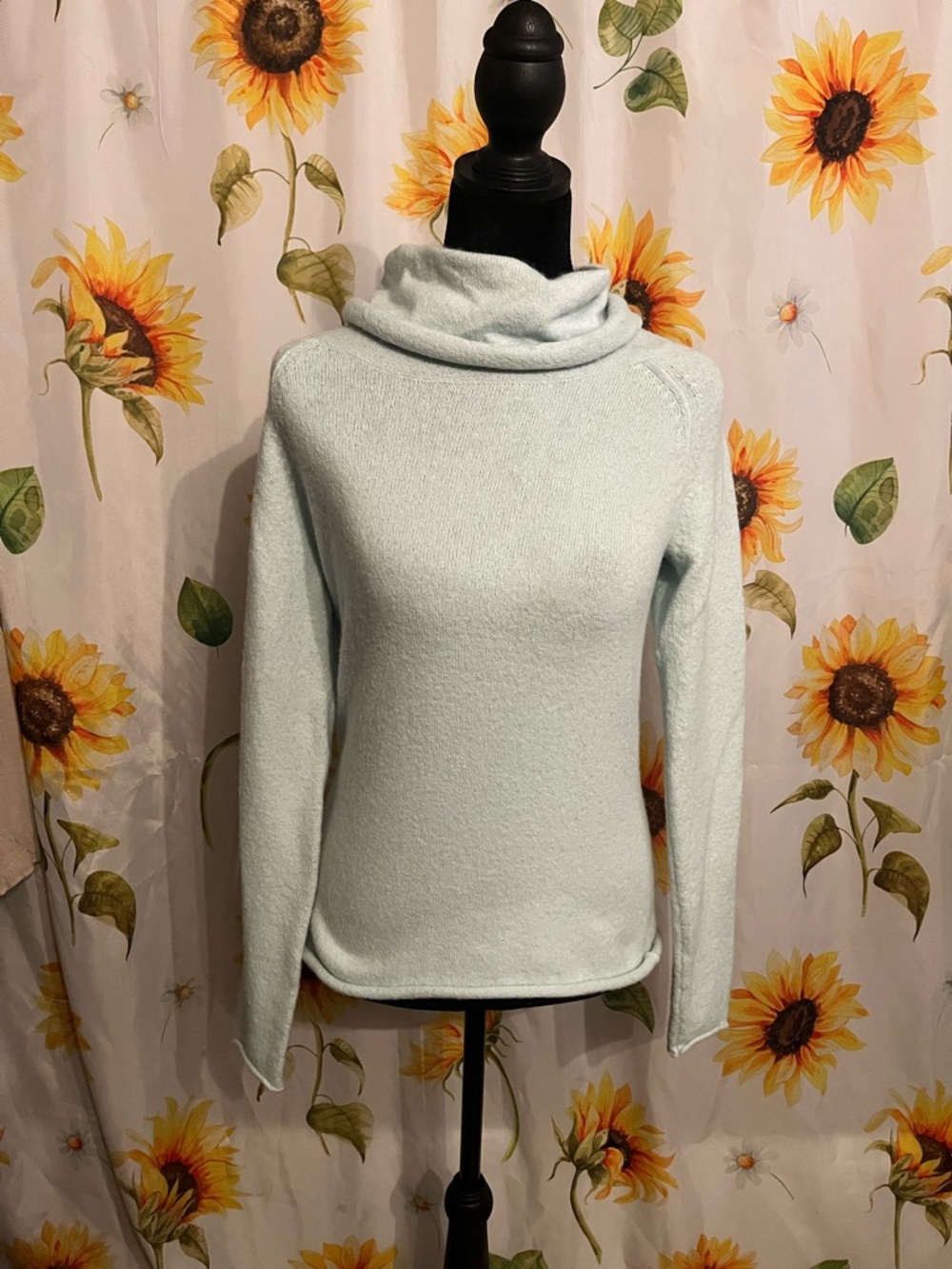 GAP Light Blue Cowl Neck Sweater